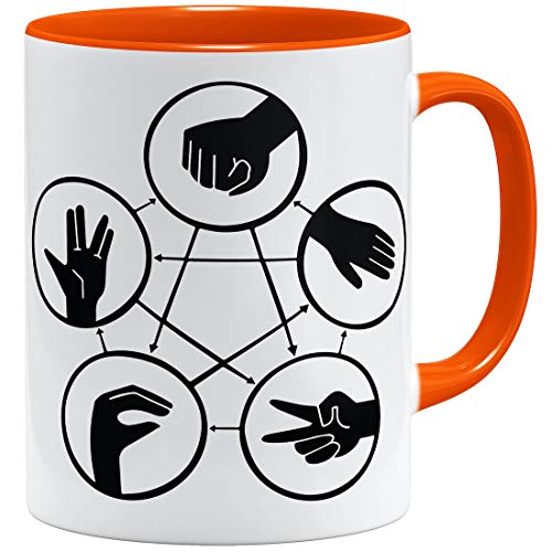 OM3® Hand Signs Big Bang Tasse en céramique 325 ml
