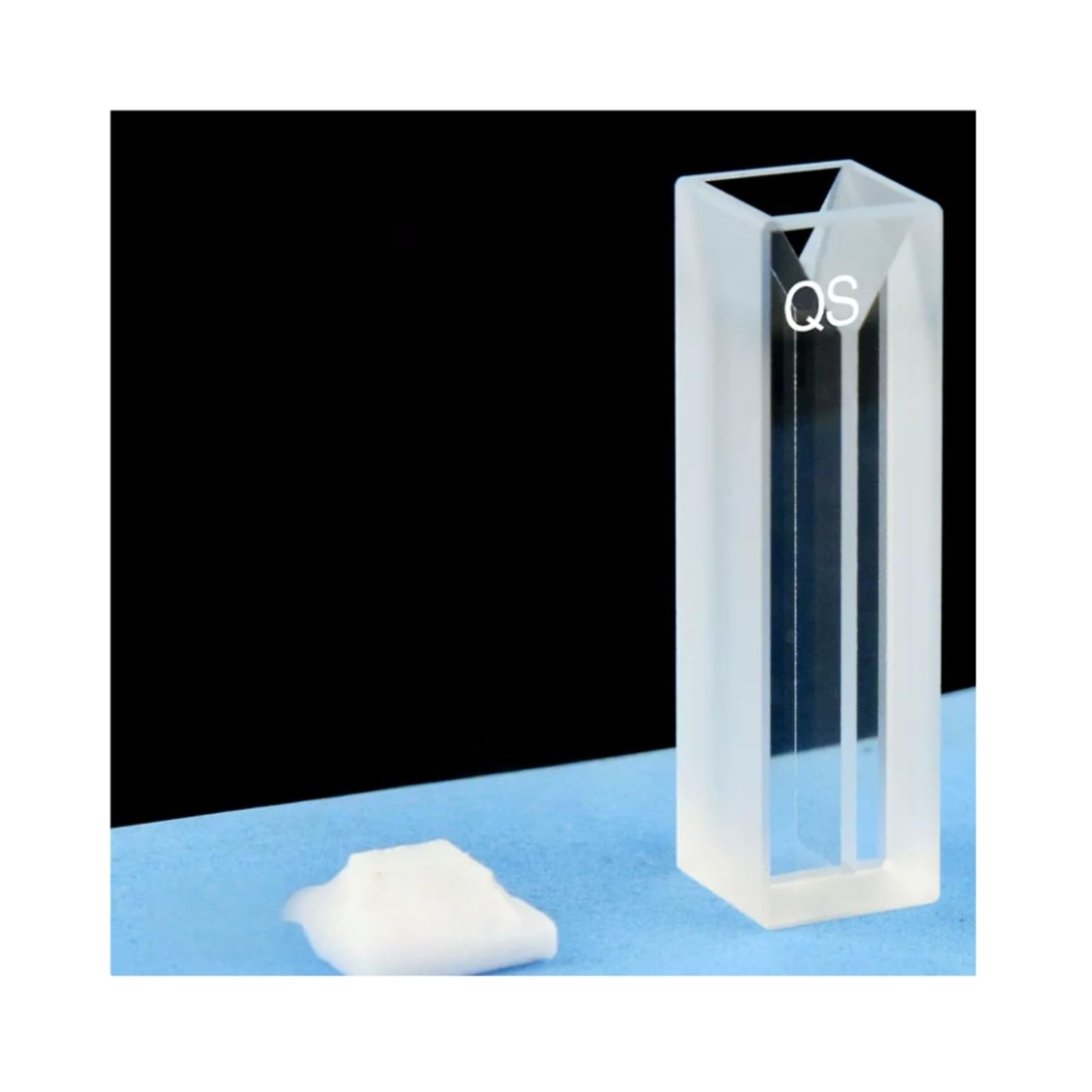 Cubeta de Vidrio óptico de 350ul, Ranura de 1 mm, Resistencia a soluciones ácidas, alcalinas y orgánicas, penetrabilidad de la luz en Dos Lados for investigación científica