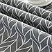 Table Cloth, Round Stripe Table Cover Nordic Twill Floral Tablecloth Washable Dining Decorative for Holiday Home Christmas Party Picnic (Gray)