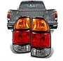 AKKON - For Toyota Tundra Pickup Truck Red Clear Lens Rear Tail Lights Brake Lamps Replacement Pair Left+ Right