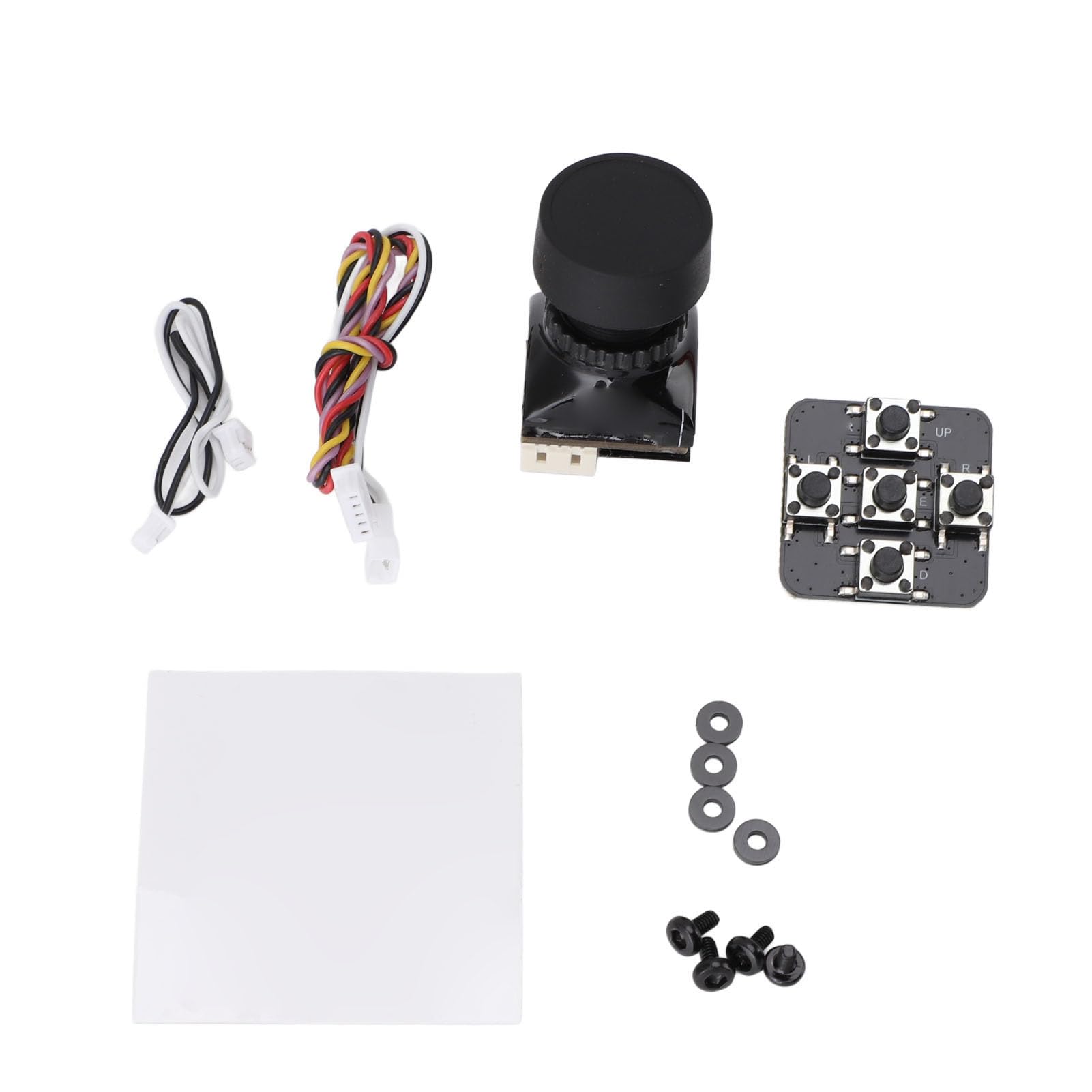ASHATA Telecamera FPV, 1200TVL ad alta risoluzione 100dB WDR Immagine Chiara Professionale Telecamera notturna in condizioni di scarsa illuminazione per Drone da corsa Fotografia FPV Drone