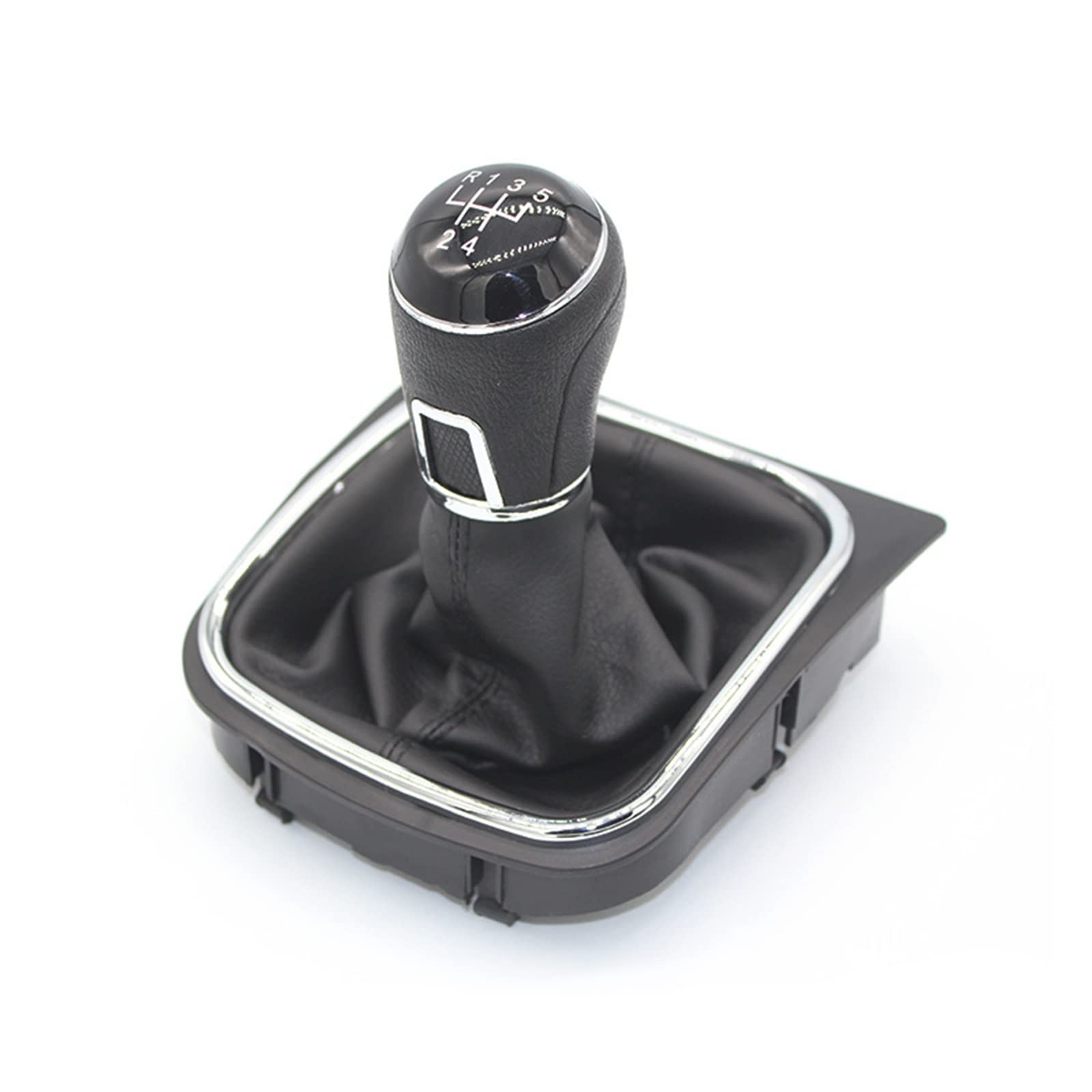 Rbevcrr 5 Speed Car Shift Lever Knob For Vw For Golf 6 5 For Rabbit For Jetta Mk5 Mk6 2004-2014 Plastic Gear Shift Knob Stick Shifter Pen(5 Speed)