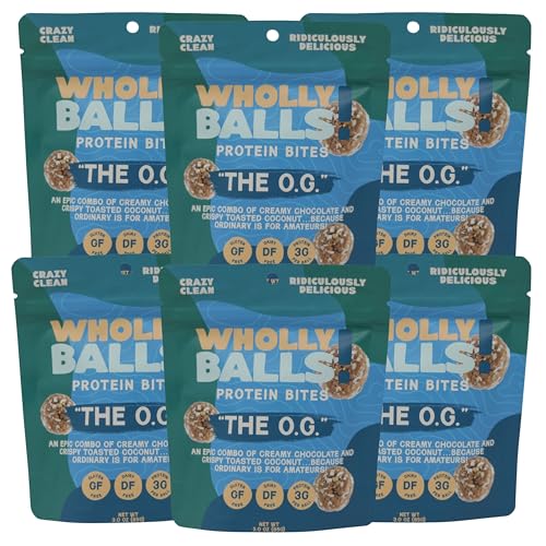 Wholly Balls Protein Bites – Healthy Plant-Based Snack – High