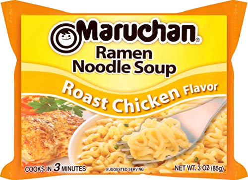 Maruchan Ramen Noodle Soup, Roasted Chicken Flavor, 12 count