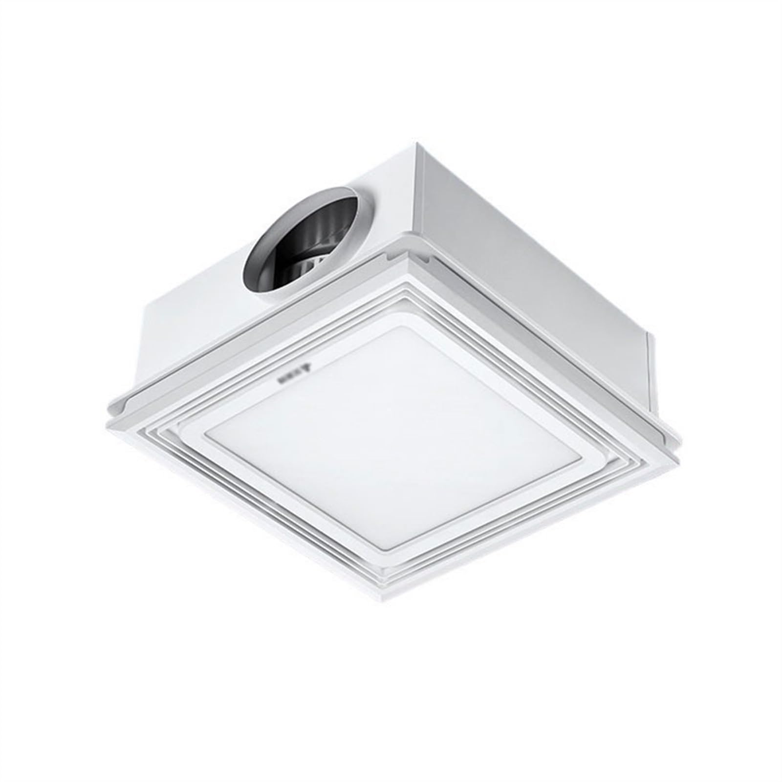 Ventilador Extractor Iluminación del baño Extractor de Aire Potente Techo silencioso Techo Integrado Baño Ventilador de ventilación de Techo de 30 x 30 cm Ventilador de Escape