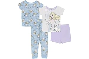 Girls' Cozy Cotton Pajama Set for a Cool Summer Night's Sleep