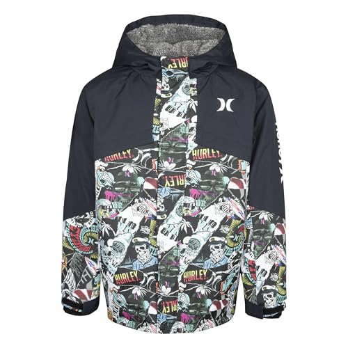 Hurley Boys' Snowboard Jacket, Multi