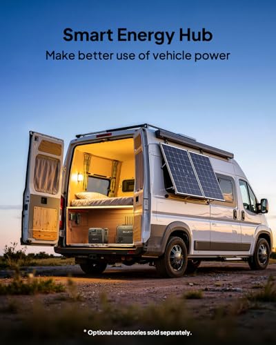 Image of BLUETTI AC180 Portable Power Station & Charger 2 (Ships Separately), 1152Wh LFP Backup, 1200W Alternator Charger for Solar Generator, 2.4 H Full Charge via Car, Ideal for Road Trips, Off-grid Use