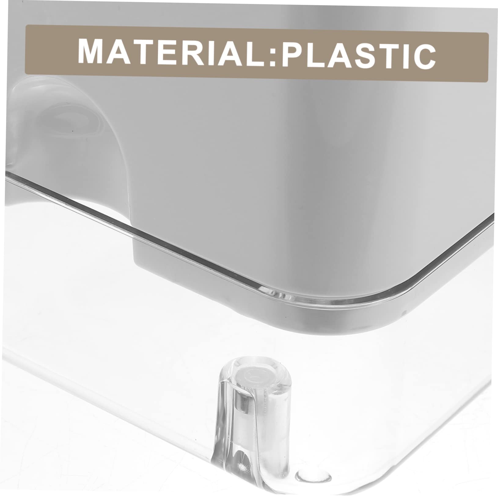 Milisten 2pièces Pot De Fleurs Auto-Irrigation Transparent à Double De Conteneurs pour Plantes Intérieur pour Maison Bureau Et Jardin