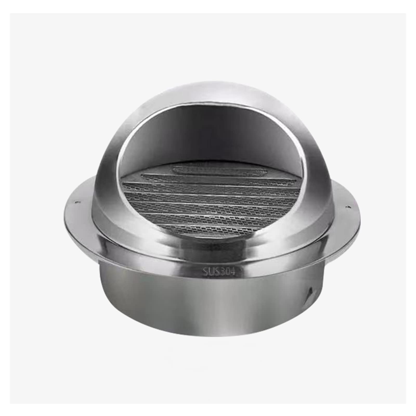 Ventilazione Rotonda in Metallo,griglia di Ventilazione Rotonda in Acciaio Inossidabile 304,Toro Esterno Tondo in Acciaio Inossidabile estrattore Aria,350mm/13.77in