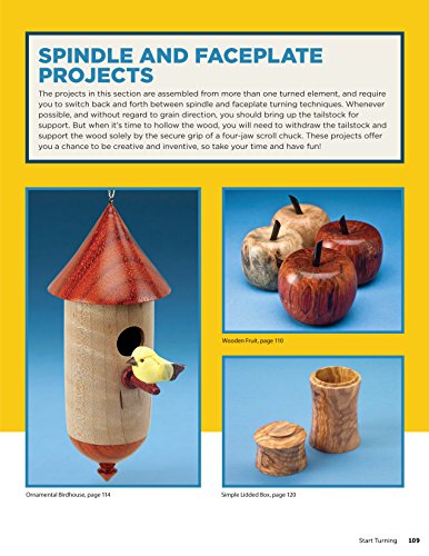 Learn to Turn, 3rd Edition Revised & Expanded: A Beginner's Guide to Woodturning Techniques and 12 Projects (Fox Chapel Publishing) Step-by-Step Instructions, Troubleshooting, Tips, & Expert Advice - Image 10