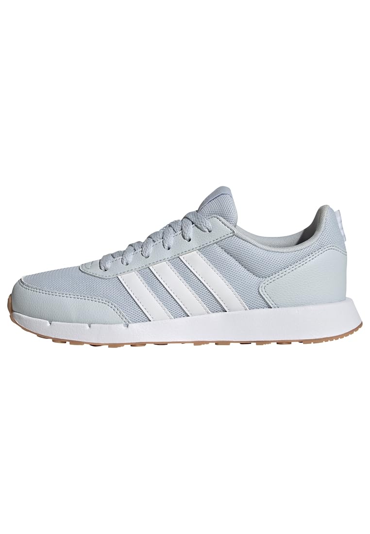 adidas Damen Run 50S Shoes, Halo Blue/Cloud White/Gum, 37 1/3 EU