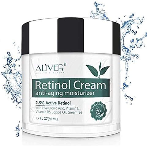 IFUDOIT Retinol Cream for Face, Face Moisturizer with 2.5% Retinol, Hyaluronic Acid, Day and Night Anti-Aging Moisturizing Cream for Women and Men, for All Skin Types Cover