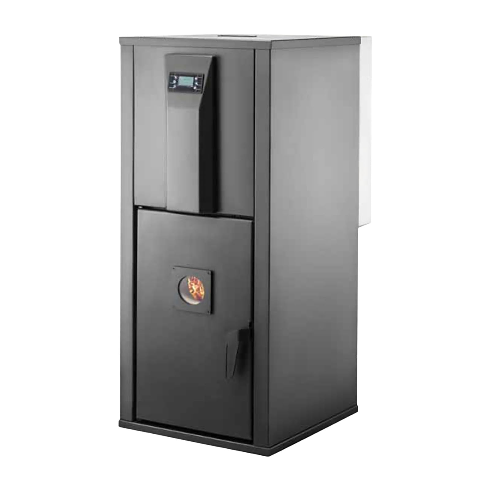 EIDER BIOMASA – Caldera de Pellets Total Power 35 – 35 kW – Alta Eficiencia 92% – Tolva 60 kg – Depósito 50 L – Autolimpieza Automática – Calefacción Central – Clase Energética A+ – 141x62x63 cm