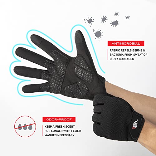 Nonzero Gravity Full Finger Weightlifting Gloves with Touchscreen Compatibility