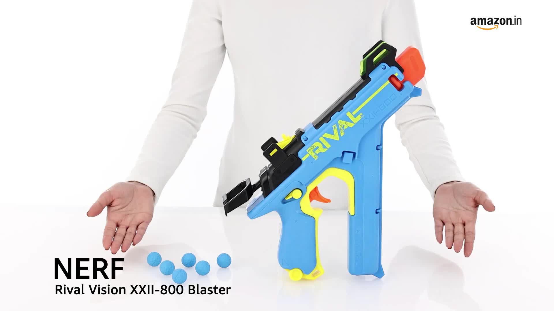 Nerf Rival Vision XXII-800 Blaster Foam Ball Launcher