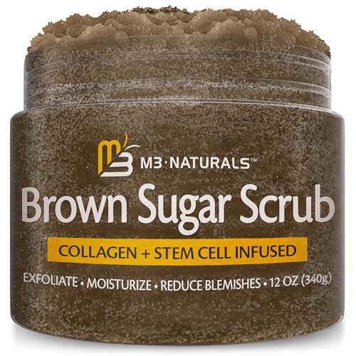 Brown Sugar Body Scrub, Exfoliating, Toning &amp; Smoothing Scrub, 12 oz by M3