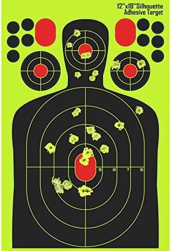 12x18 Inch Shooting Targets, Splatter Reactive Targets for Pistol Shooting - Easily See Your Hit (10 Pack)
