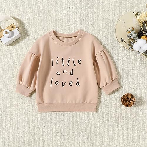 Boy's Fleece Sweatshirts Autumn Winter Toddler Boys Girls Long Sleeve Letter Prints Hoodie Tops Sweatshirt for3
