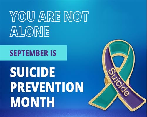 Image of 12 /20 /50 /100 Pcs Suicide Prevention Awareness Ribbon Enamel Lapel Pins