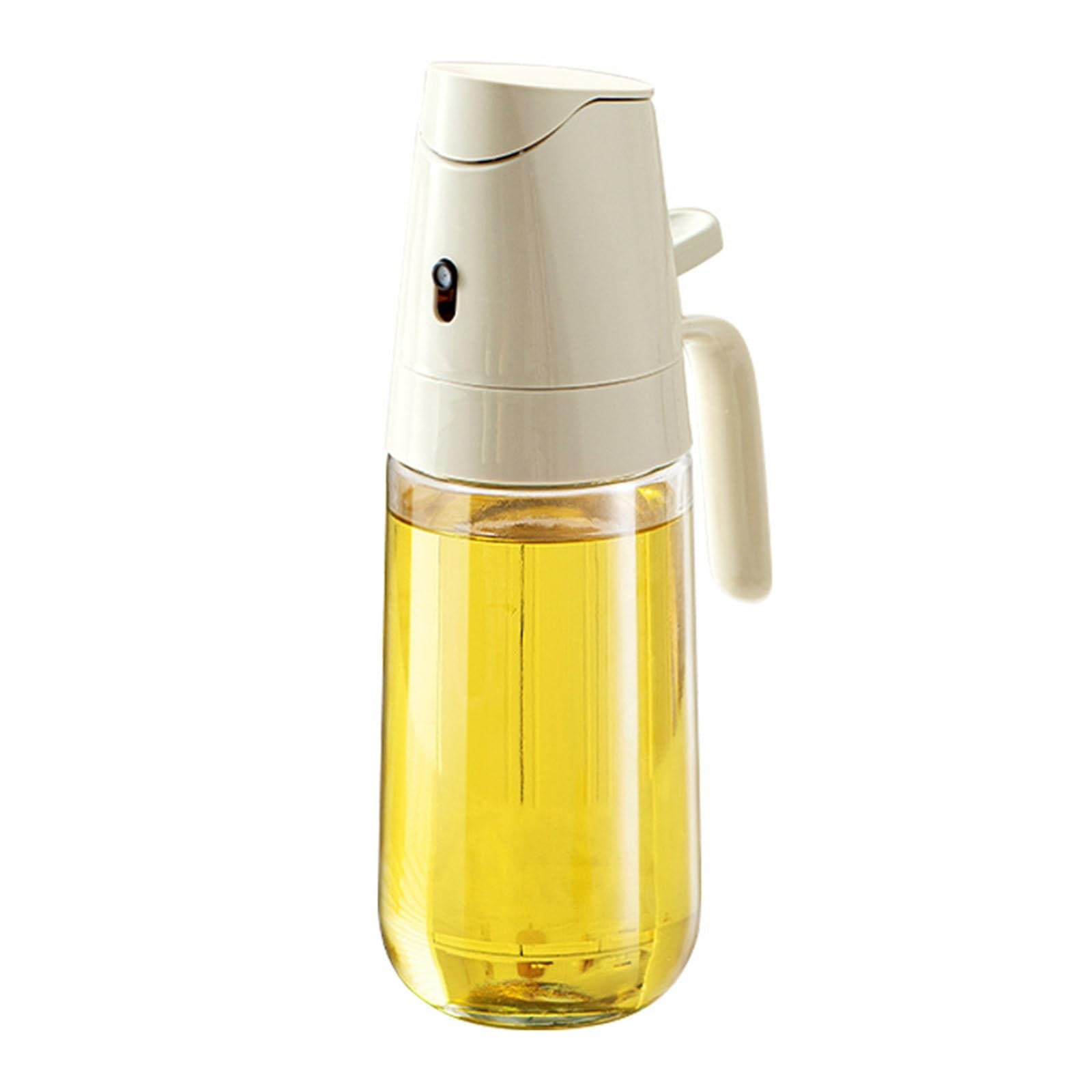 NGTFDCP Oil Dispenser, 2 In 1 Oil Sprayer And Dispenser Glass Bottle For Cooking Spray And Pour Kitchen for Air Fryer, Salad(500ml)