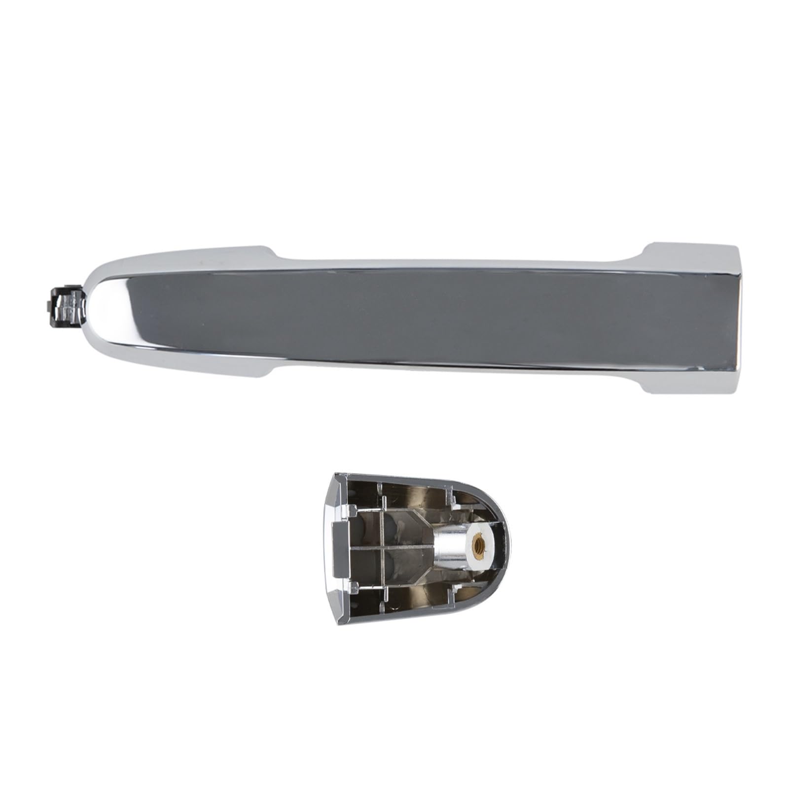 Jkkkks Front Without Hole Car Exterior Door Handle Replacement For Toyota For Camry For Innova For Vios For Fortuner For Hilux For Vigo 2005-2015 Front Rear Left Right Door Handle Car Handle Compatible(Front Without Hole)