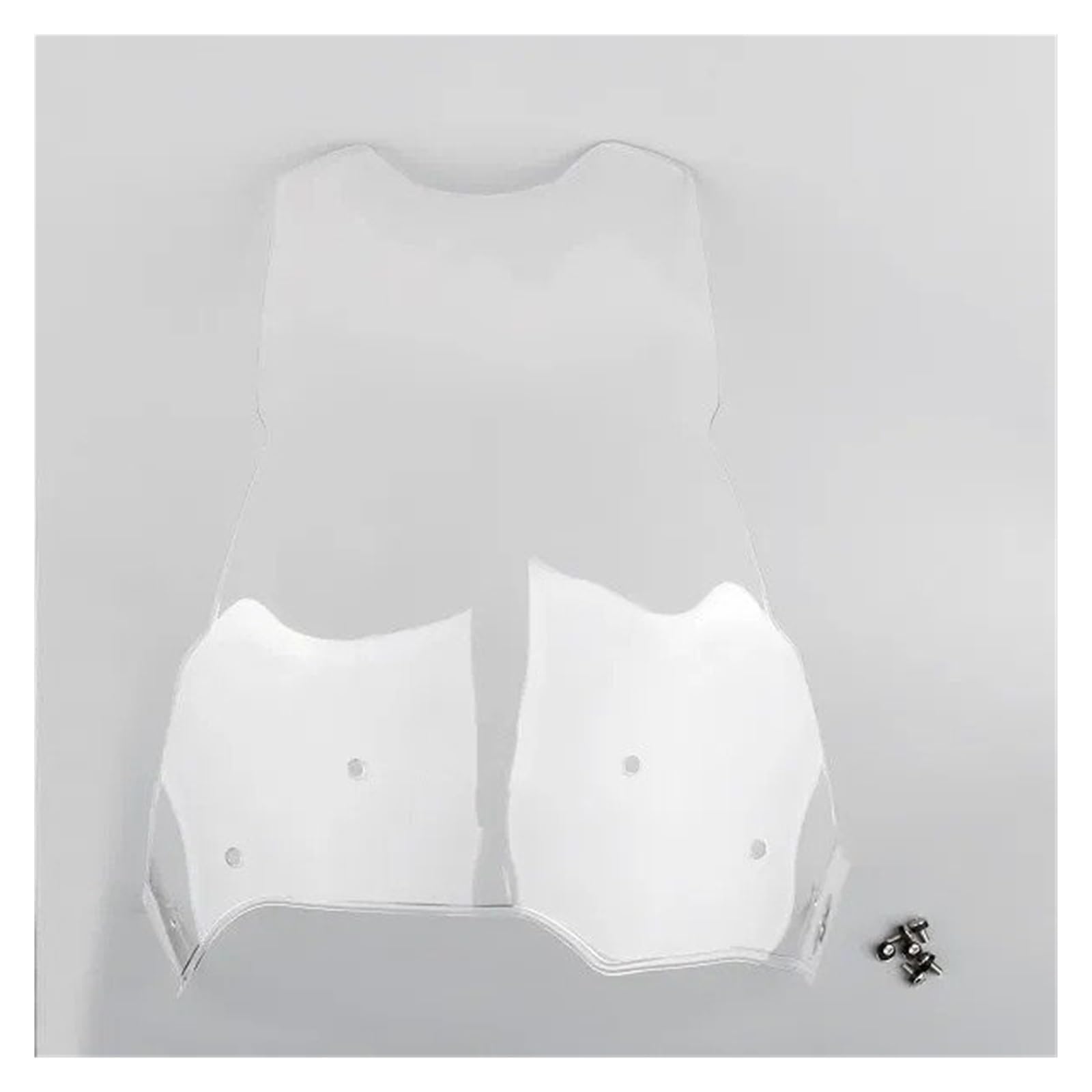 Parabrisas Cúpula Windshield para BMW para Adventure F650GS F700GS F800GS 2008-2017 Parabrisas + 4"(Clear)