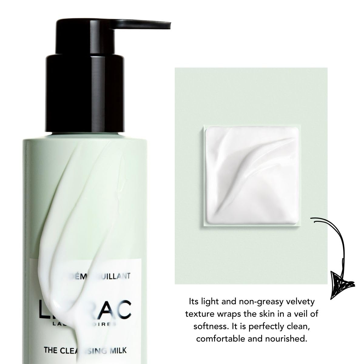 Lierac Latte Micellare Struccante Viso e Occhi, per Tutti i Tipi di Pelle, 200 ml