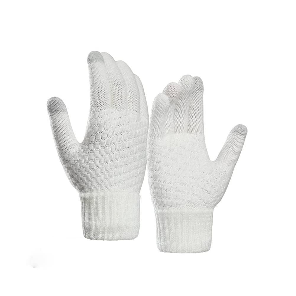 Narunii Touchscreen Handschuhe Strick Fingerhandschuhe Winter Strickhandschuhe Warme Handschuhe,Geeinget für Skifahren Radfahren und SMS,für Damen und Herren
