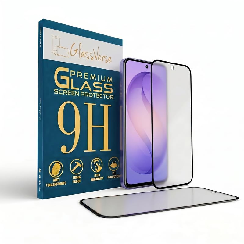 GlassVerse® D+ Matte Tempered Glass With 18H Hardness For Samsung Galaxy S26+ (Pack Of 2) with Free Installation Kit. Full screen Coverage - 6.7 inch-image-36