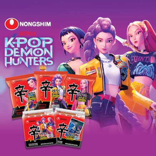 Image of Nongshim Shin Ramyun Noodles, Spicy Korean Signature Instant Ramyun, Rich Beef Flavored Broth, Microwaveable, Korean Instant Noodles, 4.23 oz (Pack of 20), Packaging May Vary.