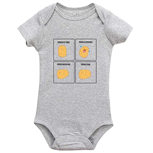 Image of Potato is Me Infant One Peace Long Sleeve Unisex Bodysuits
