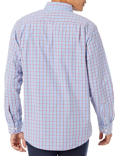 Image of Amazon Essentials Men's Regular-Fit Long-Sleeve Casual Poplin Shirt, Button Front, Business Casual, Collared