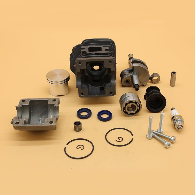 Części do kosiarki 42.5mm tłok cylindra uszczelnienie łożyska wału korbowego zestaw do pilarek STIHL MS250 MS230 025 023 MS 250 230 ogród części zamienne pił łańcuchowych