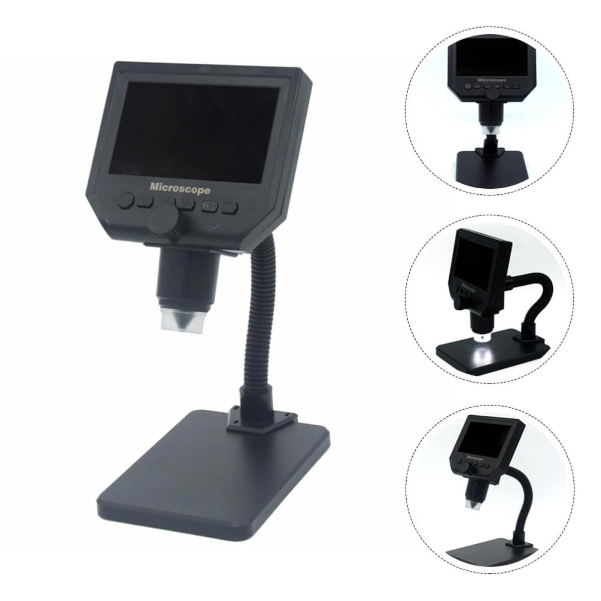 Digitales Mikroskop G600 3.6mp Ccd mit LCD Bildschirm
