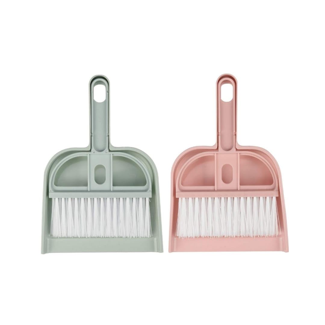 Shobha Nest Mini Plastic Hand Broom and Dustpan Set, Pack of 2 - Small, Compact Desk, Car, Pet Waste Cleaning Tool, Multi-Color Design, Ideal for Home, Office, Travel, Small Dustpan with Brush (B0DBRPQ9N6) Amazon Price History, Amazon Price Tracker