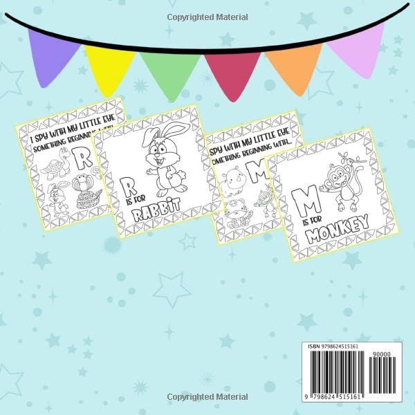Let's Play I Spy Animals Guessing and Coloring Book For Kids From A to Z: I Spy Animals and coloring A Fun Picture Puzzle Book for 2-5 Year Olds girls ... and Toddlers (Animals Activity Book) image 2