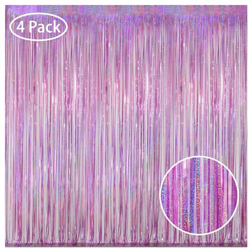 Melsan Lametta Vorhang, 4er Pack