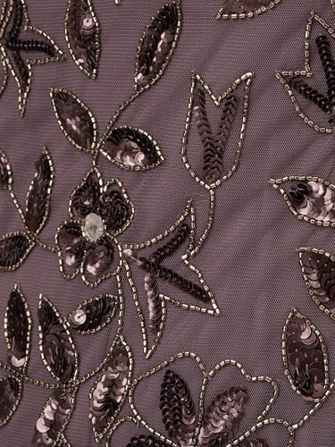 Adrianna Papell Women's Bead Long Dress with Godets3