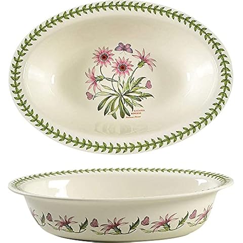 Plato ovalado para tartas de porcelana blanca Cover