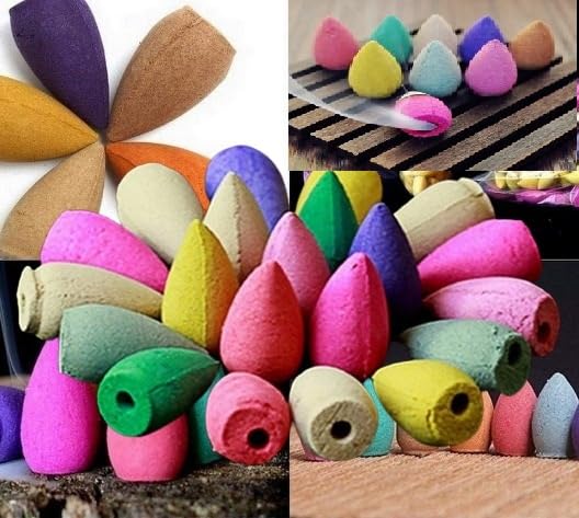 Backflow Incense dhoop Scented Back Flow Smoke Cone | Backflow Smoke Fountain Coloured Incense Cone Dhoop (for Backflow Incense Shiva Buddha Karate Baby Monk and Fountain,Smoke) (Pack of 100) (B0CD5NGCTV) Amazon Price History, Amazon Price Tracker