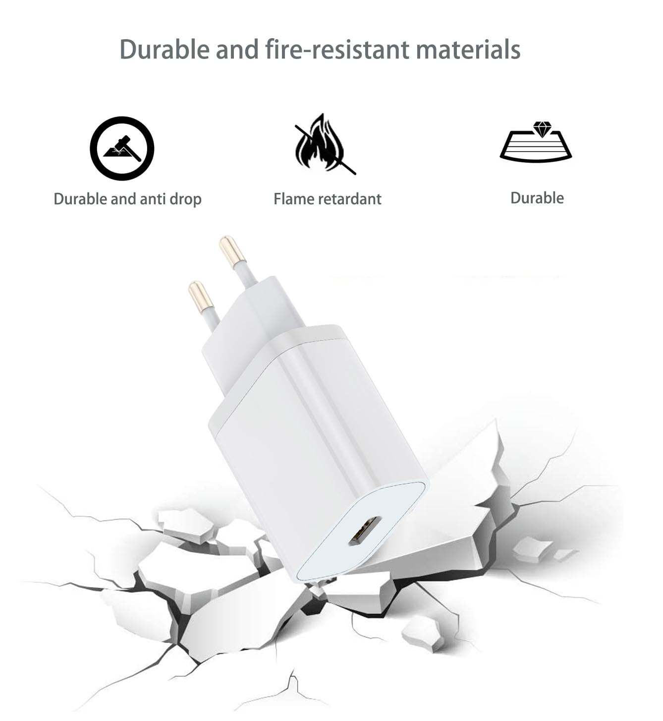Caricabatterie Huawei SuperCharge Originale Con Cavo USB-C: Per P20 Pro, Mate 20, Honor 10 E Altri