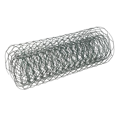 Gadpiparty Malla Metálica Verde Revestida Floral Antivírica Resistente para Jardinería y Gallinero Protección Verduras Exterior DIY