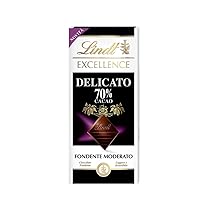 Lindt Excellence Tavoletta di Cioccolato Fondente Delicato 70% Cacao, 100g