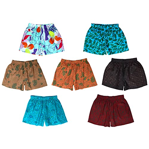 Silk Boxer Shorts for Women - Assorted 3-Pack - L (34