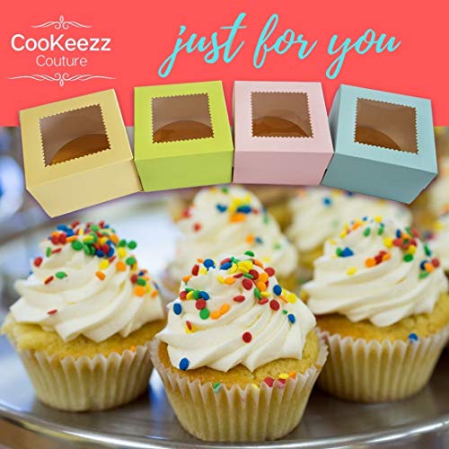 image for New Generation CooKeezz Couture - Window Cake Boxes 4 x 4 x 2.5