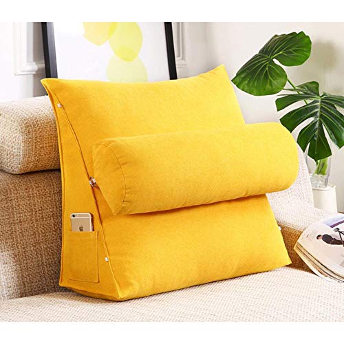 FYMDHB886 Triangle cushion Bedside large backrest Korean velvet Soft bag large waist household products bed linings buffer mat
