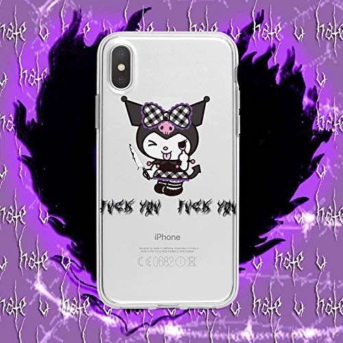 Más Formado Compatible con 11 Caso de Iphone, diseño creativo kuromi transparente TPU Iphone 11 Pro casos de la cubierta for Iphone 11/11 Pro / Pro 11 Max y muchos otros modelos Más suave sensación de