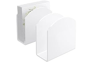 2PCS Acrylic Napkin Holders for Tables, Paper Napkin Holder Stand