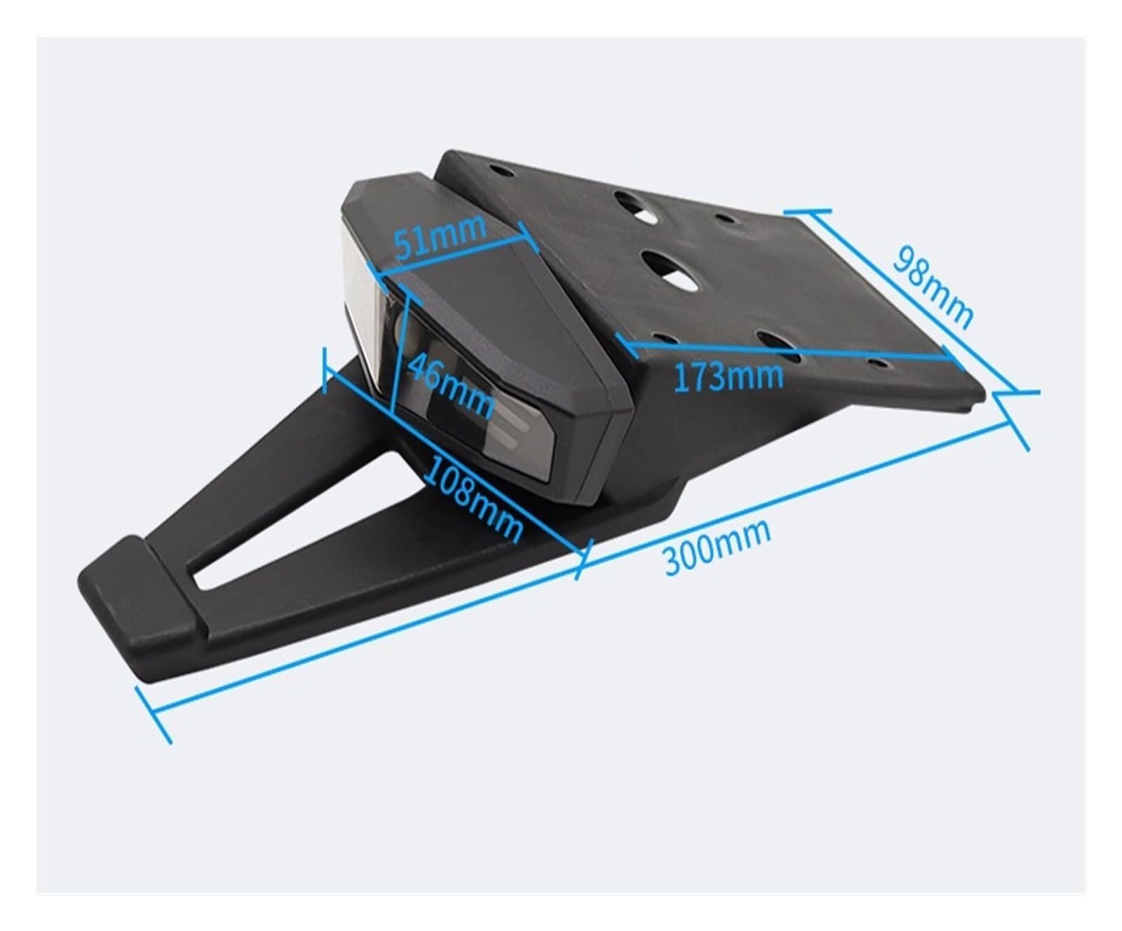 Fanale posteriore per moto Per Bobber Universal Signal Lamp Taillight Dirt Bike Motorcycle Led Rear Tail Turn Signals Brake Light Stop Indicatora Motorcycle Led Tail Lights